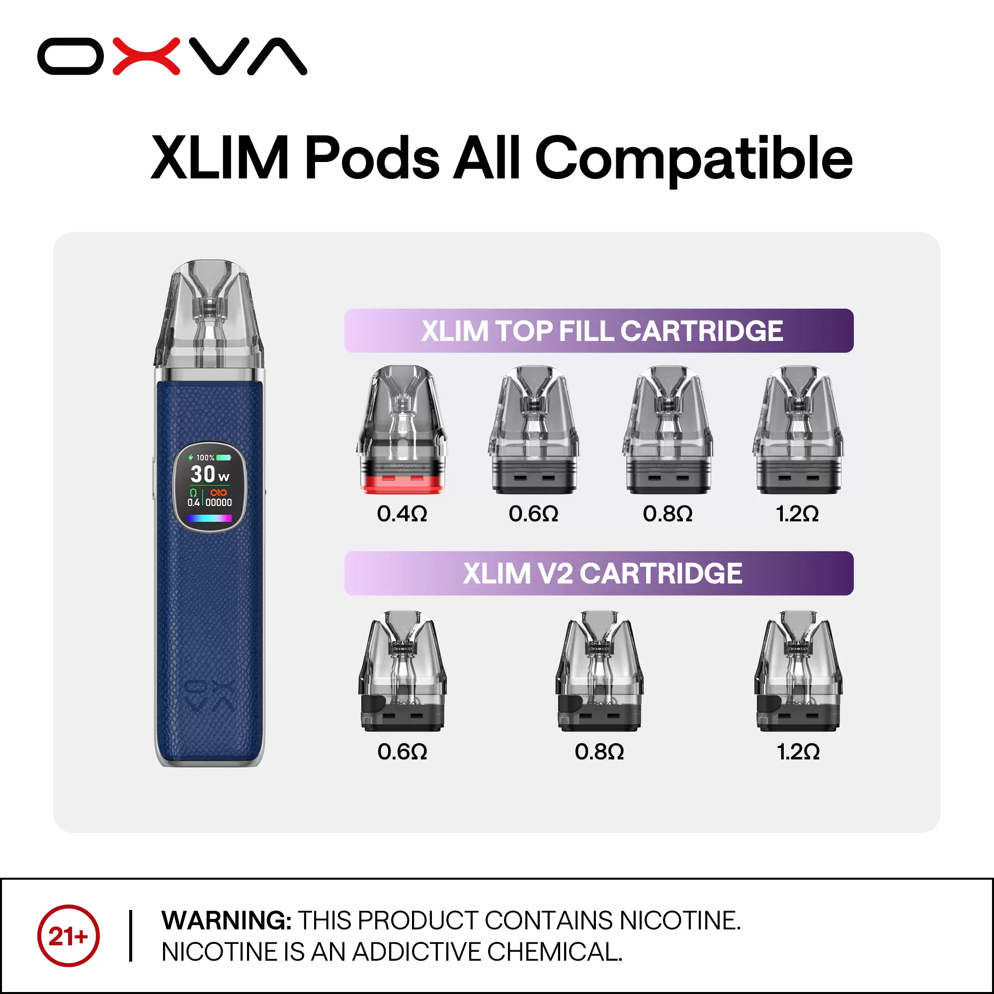OXVA Xlim Pro II 2 Pod 小蠻牛二代 電子煙主機